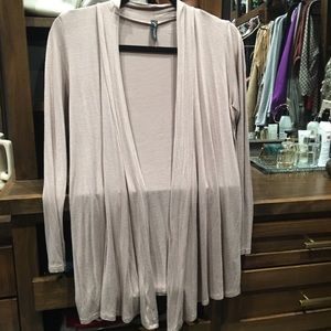 Nice fabric tan cardigan